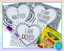 Load image into Gallery viewer, DIGITAL DOWNLOAD: Printable Affirmation Coloring Pages
