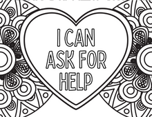 Load image into Gallery viewer, DIGITAL DOWNLOAD: Printable Affirmation Coloring Pages
