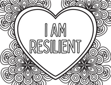 Load image into Gallery viewer, DIGITAL DOWNLOAD: Printable Affirmation Coloring Pages
